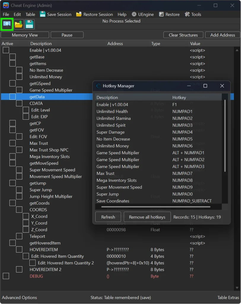 crimson desert cheat engine table