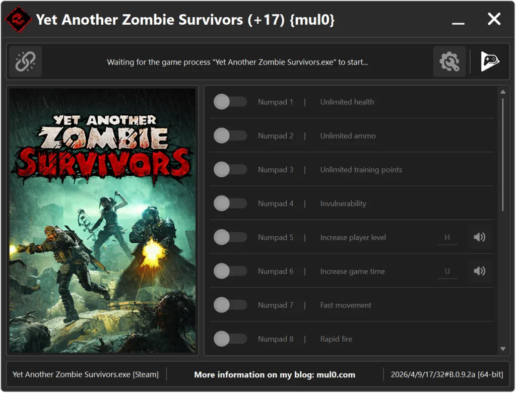 17 Options | Game Version: 2026/4/9/17/32#B.0.9.2a | Last Updated: 19/04/2026